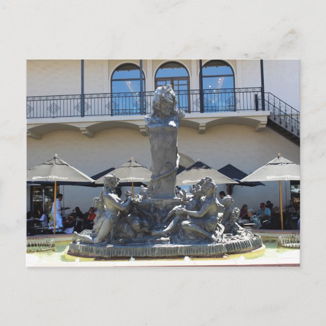 Carte Postale Fontaine de Bacchus (Devant)