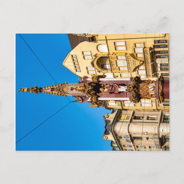 Carte Postale Fontaine de Fishmarket (Devant)