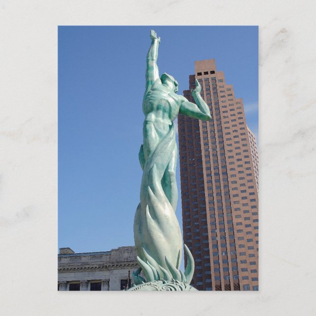 Carte Postale Fontaine de la vie éternelle (Devant)