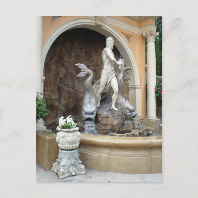 Carte Postale Fontaine de Neptune (Devant)
