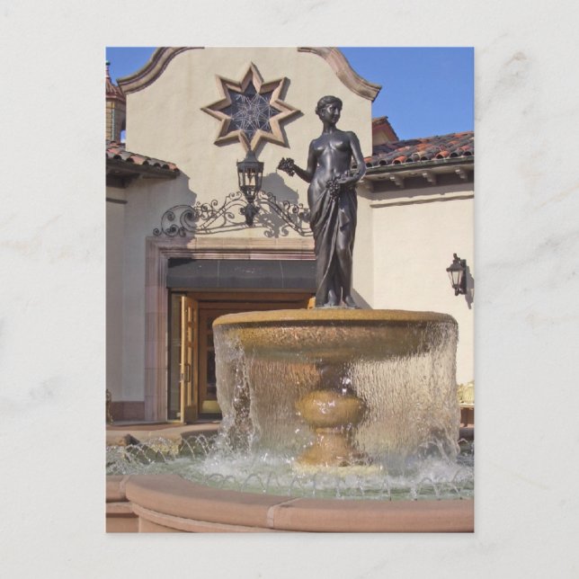 Carte Postale Fontaine de Pomona dans la ville de Kansas (Devant)
