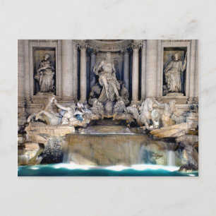 Carte Postale Fontaine de Trevi