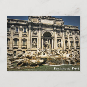 Carte Postale Fontaine de Trevi, Fontana di Trevi, Rome, Italie