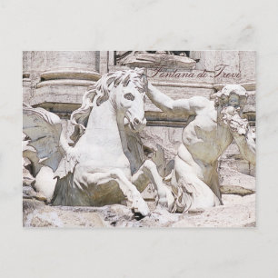 Carte Postale Fontaine de Trevi, Rome