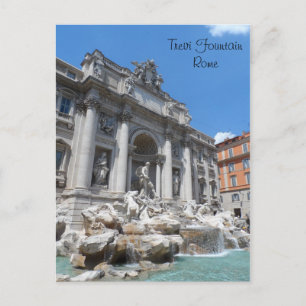 Carte Postale Fontaine de Trevi - Rome