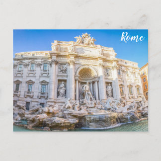 Carte Postale Fontaine de Trevi Rome Italie