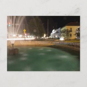 Carte Postale Fontaine d'eau et Bathhouse Row, Sources thermales