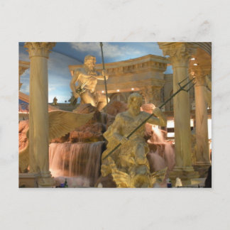 Carte Postale Fontaine des Dieux (Zeus)