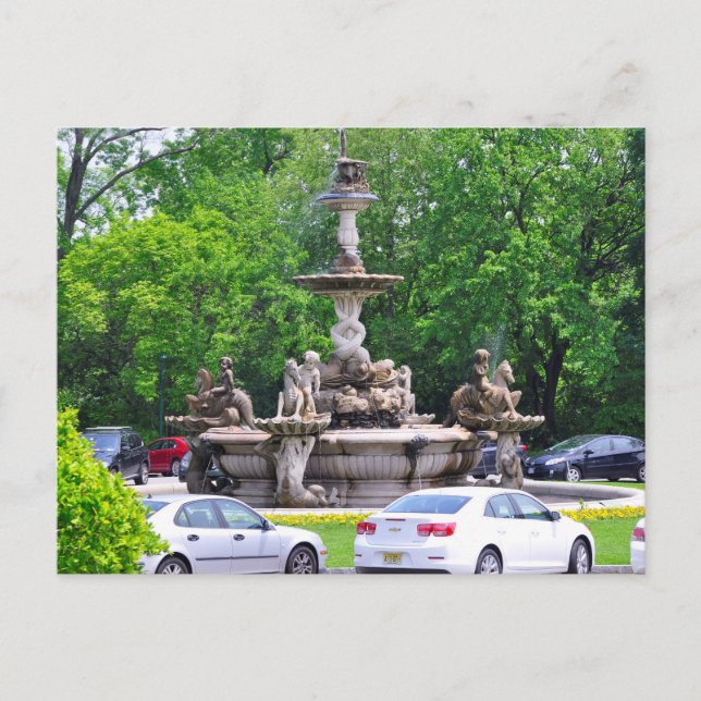 Carte Postale Fontaine italienne de Rockefeller (Devant)