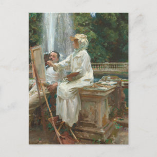 Carte Postale Fontaine Villa Torlonia Frascati, Italie par Sarge
