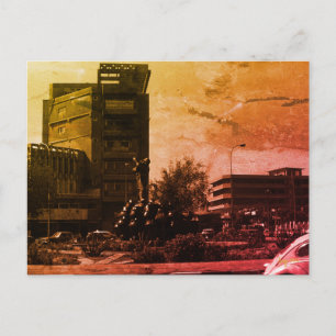 Carte Postale Fontaine vintage Irak Bagdad