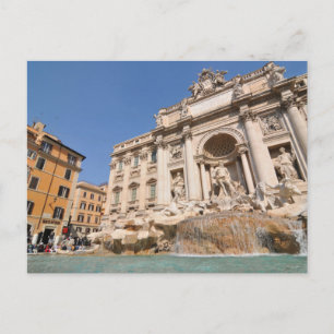 Carte Postale Fontana di Trevi à Rome, Italie