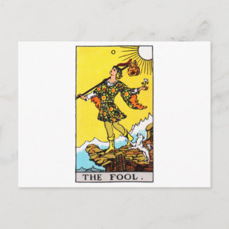 Carte Postale fool de tarot