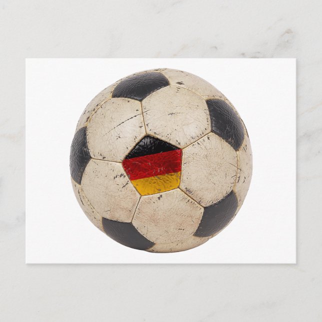 Carte Postale Football Allemagne (Devant)