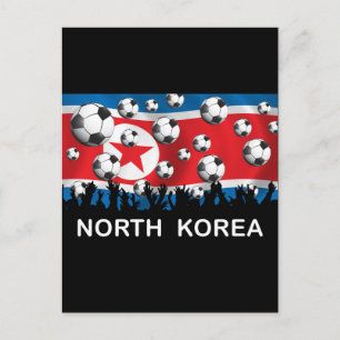 Carte Postale Football Corée