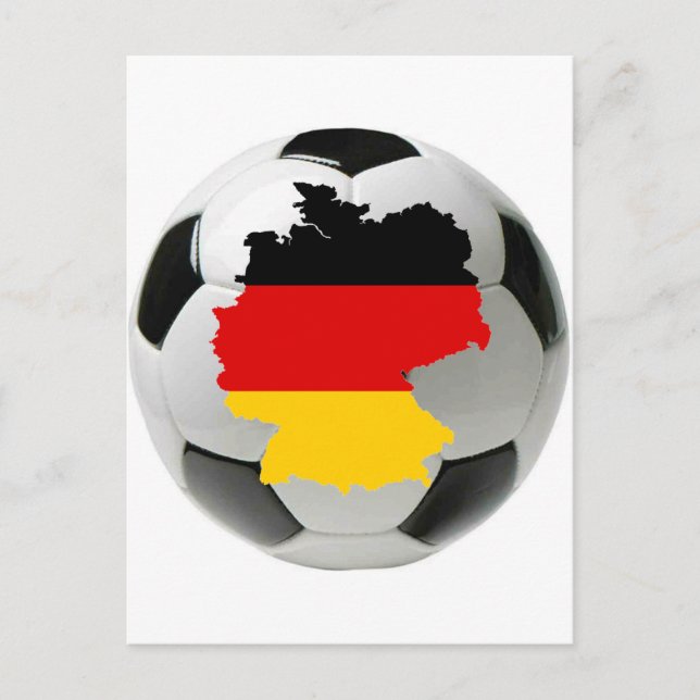 Carte Postale football en Allemagne (Devant)