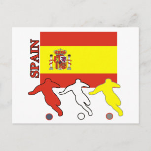 Carte Postale Football Espagne