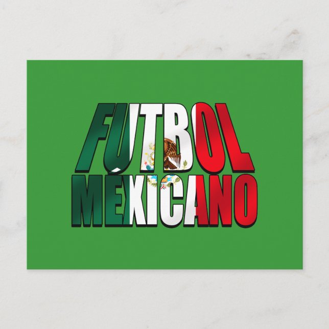 Carte Postale Football Mexicano - Amateurs de football Mexique l (Devant)