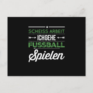 Carte Postale Football Sport Loisir Gymnase Athlète