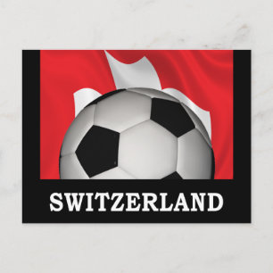 Carte Postale Football Suisse
