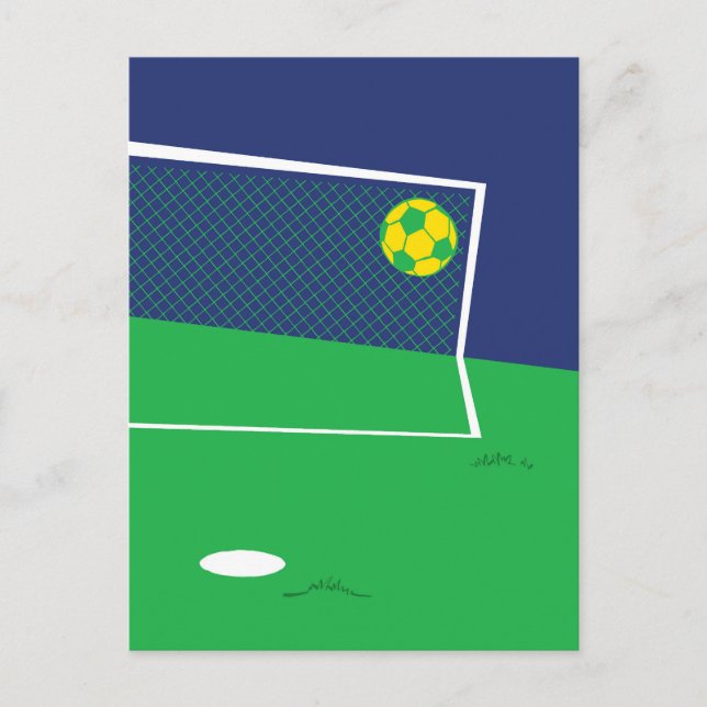 Carte postale Football temps libre (Devant)