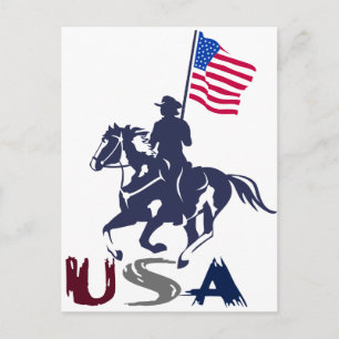 Carte Postale Forage Team USA Paint