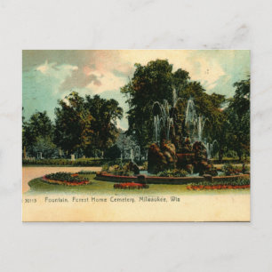 Carte Postale Forest Home Cemtery, Milwaukee Wisconsin Vintage