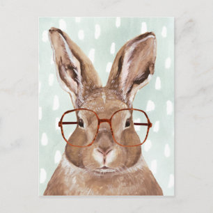 Carte Postale Forester à quatre roues Lapin Lapin