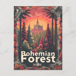 Carte Postale Forêt de Bohême
