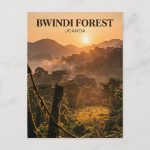 Carte Postale Forêt de Bwindi, Kanungu, Région de l'Ouest