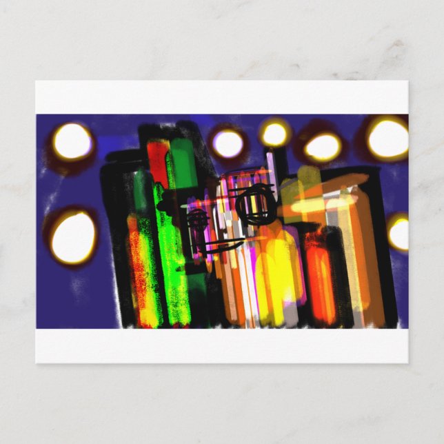 Carte Postale Forêt de loup brumeux (Devant)