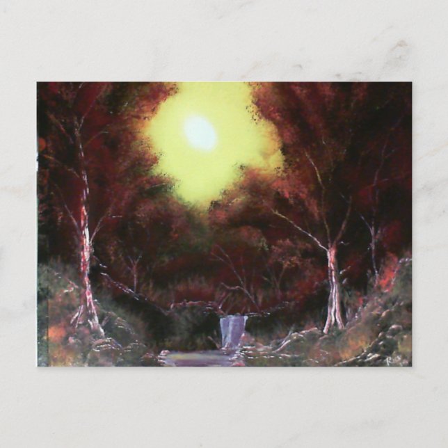 Carte Postale Forêt écarlate (Devant)