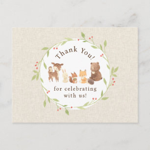 Carte Postale Forêt Enchantée Merci