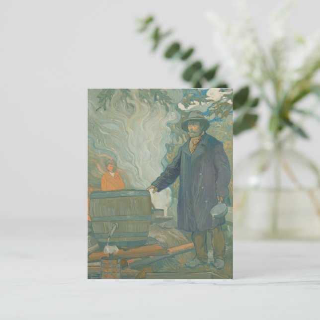 Carte Postale Forêt encore Moonshiners White Lightning Liquor (Debout devant)