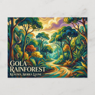 Carte Postale Forêt nationale de Gola Rainforest Sierra Leone