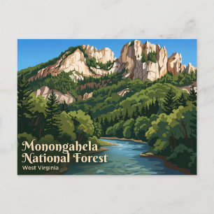 Carte Postale Forêt nationale de Monongahela USA