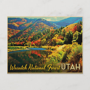 Carte Postale Forêt nationale de Utah Wasatch