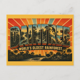Carte Postale Forêt tropicale de Daintree Queensland la plus anc