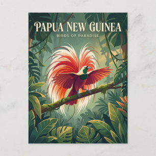 Carte Postale Forêt tropicale de Papouasie-Nouvelle-Guinée Papou