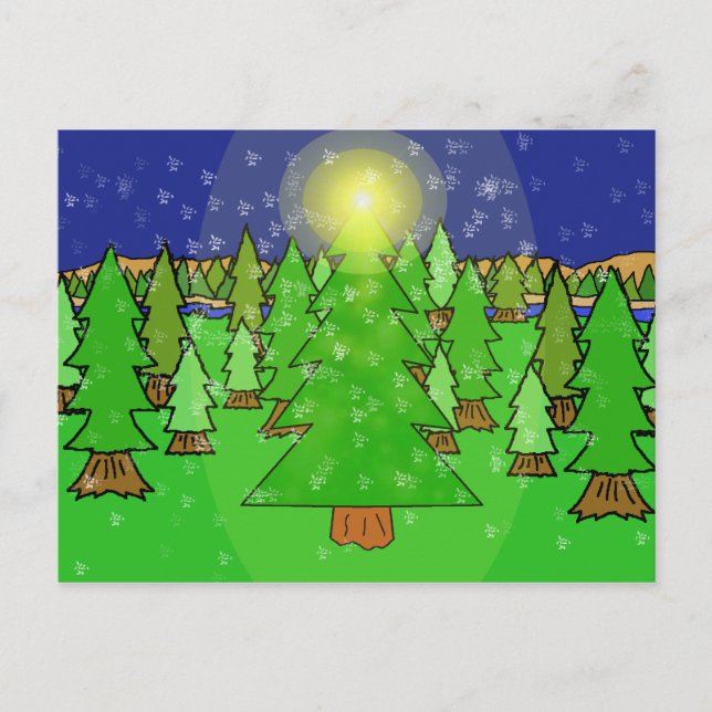 Carte Postale Forêt Wonderland (Devant)