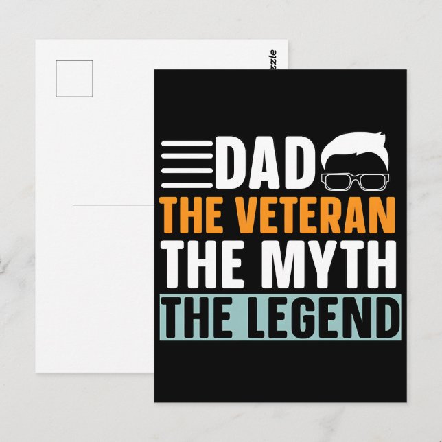 Carte Postale Forever in our Debt — Joyeuse fête des anciens com (Devant / Derrière)