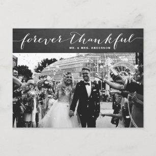 Carte Postale Forever Thankor   Merci Rustique en tableau de bor