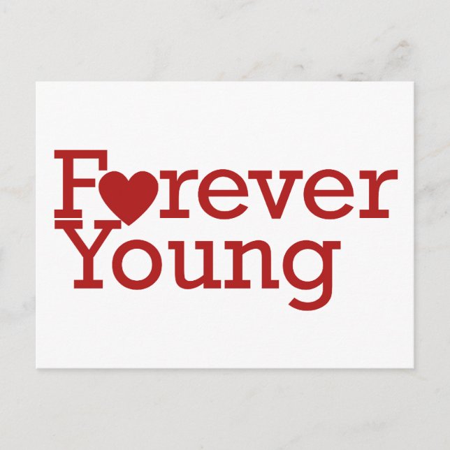 Carte Postale Forever Young (Devant)