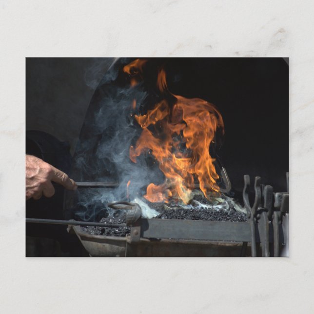 Carte Postale forgeron (Devant)