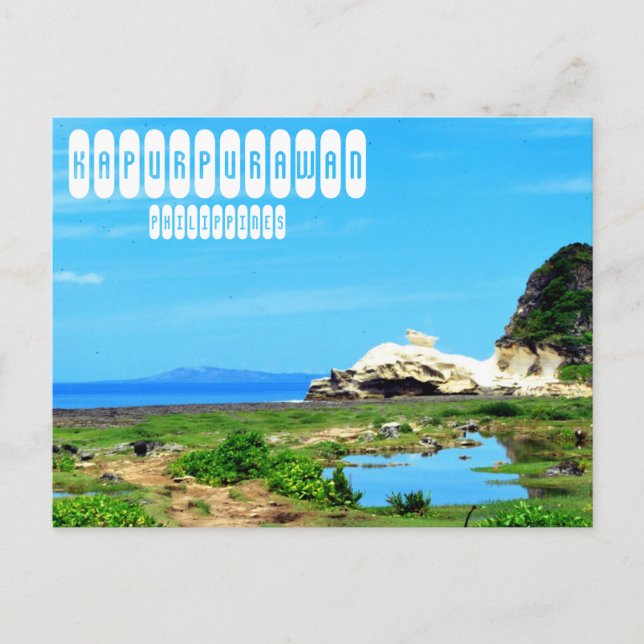 Carte Postale Formation de Kapurpurawan Rock (Devant)