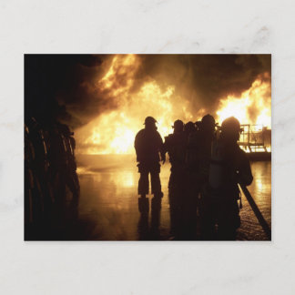 Carte Postale Formation sur incendie