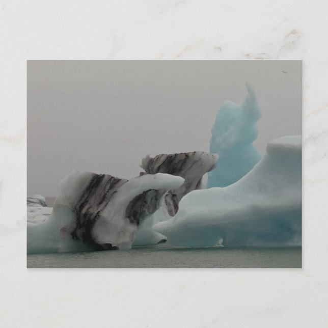 Carte Postale Formations d'iceberg (Devant)