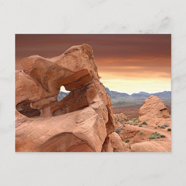 Carte Postale Formations rocheuses, parc d'État Valley of Fire,  (Devant)