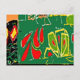 Carte Postale Formes Abstraites fauvisme