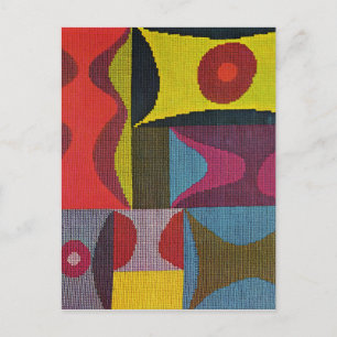 Carte Postale Formes élémentaires par Sophie Taeuber-Arp